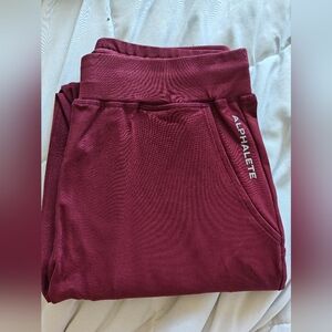 Alphalete Pro-Elite Jogger Burgundy Small
